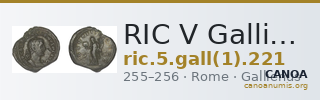 RIC V Gallienus (joint reign) 221 — CANOA