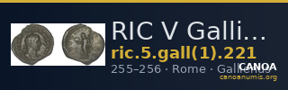 RIC V Gallienus (joint reign) 221 — CANOA