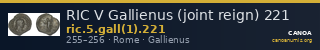 RIC V Gallienus (joint reign) 221 — CANOA