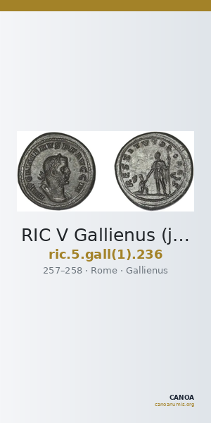 RIC V Gallienus (joint reign) 236 — CANOA