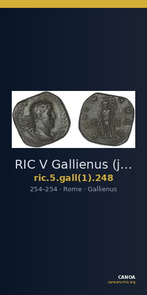 RIC V Gallienus (joint reign) 248 — CANOA