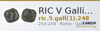 RIC V Gallienus (joint reign) 248 — CANOA