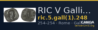 RIC V Gallienus (joint reign) 248 — CANOA
