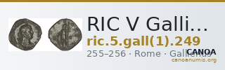 RIC V Gallienus (joint reign) 249 — CANOA