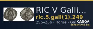 RIC V Gallienus (joint reign) 249 — CANOA