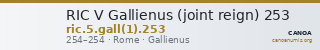 RIC V Gallienus (joint reign) 253 — CANOA