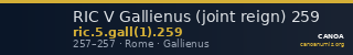 RIC V Gallienus (joint reign) 259 — CANOA