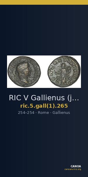 RIC V Gallienus (joint reign) 265 — CANOA
