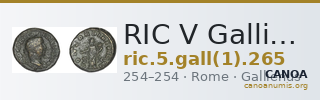 RIC V Gallienus (joint reign) 265 — CANOA
