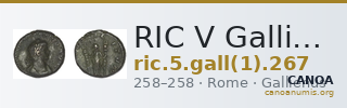 RIC V Gallienus (joint reign) 267 — CANOA