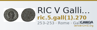 RIC V Gallienus (joint reign) 270 — CANOA