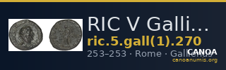 RIC V Gallienus (joint reign) 270 — CANOA