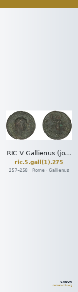 RIC V Gallienus (joint reign) 275 — CANOA