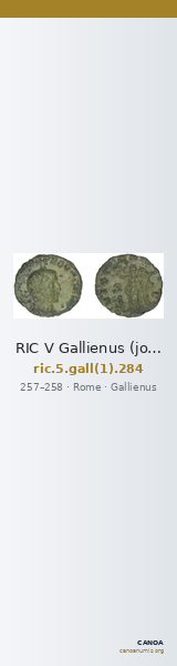 RIC V Gallienus (joint reign) 284 — CANOA