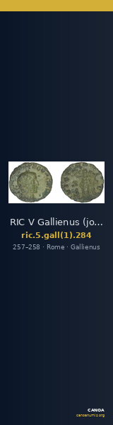 RIC V Gallienus (joint reign) 284 — CANOA