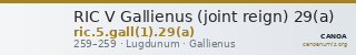 RIC V Gallienus (joint reign) 29(a) — CANOA