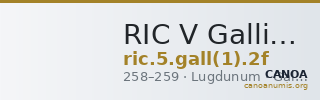 RIC V Gallienus (joint reign) 2f — CANOA
