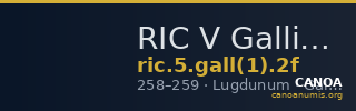 RIC V Gallienus (joint reign) 2f — CANOA