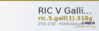 RIC V Gallienus (joint reign) 318g — CANOA