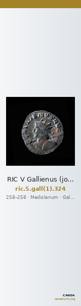 RIC V Gallienus (joint reign) 324 — CANOA