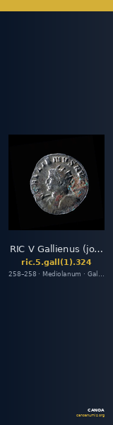RIC V Gallienus (joint reign) 324 — CANOA