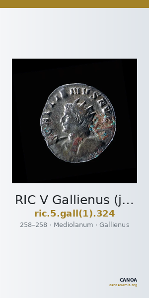 RIC V Gallienus (joint reign) 324 — CANOA