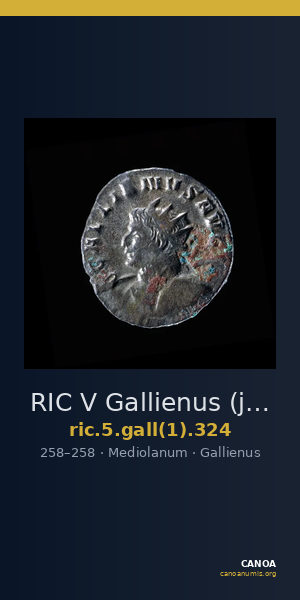 RIC V Gallienus (joint reign) 324 — CANOA