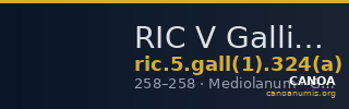 RIC V Gallienus (joint reign) 324(a) — CANOA