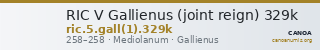 RIC V Gallienus (joint reign) 329k — CANOA