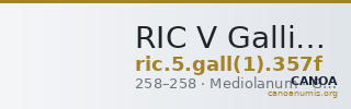 RIC V Gallienus (joint reign) 357f — CANOA