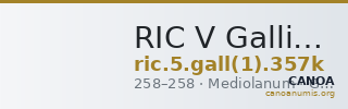 RIC V Gallienus (joint reign) 357k — CANOA