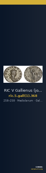 RIC V Gallienus (joint reign) 368 — CANOA