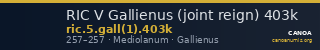 RIC V Gallienus (joint reign) 403k — CANOA
