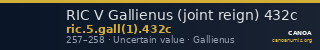 RIC V Gallienus (joint reign) 432c — CANOA