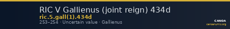 RIC V Gallienus (joint reign) 434d — CANOA