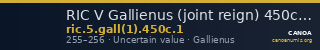 RIC V Gallienus (joint reign) 450c: Subtype 1 — CANOA