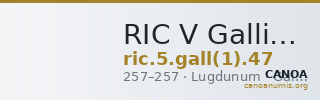 RIC V Gallienus (joint reign) 47 — CANOA