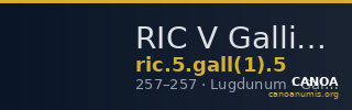 RIC V Gallienus (joint reign) 5 — CANOA