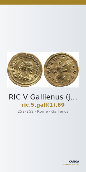 RIC V Gallienus (joint reign) 69 — CANOA