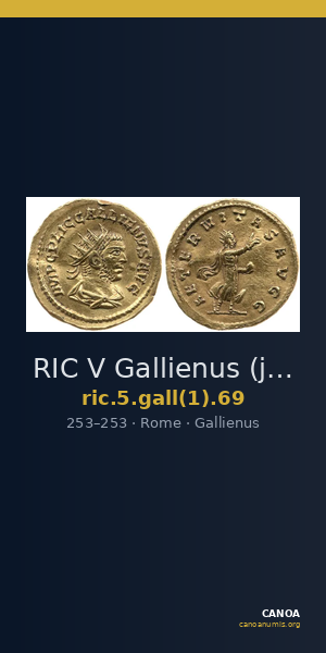RIC V Gallienus (joint reign) 69 — CANOA