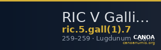 RIC V Gallienus (joint reign) 7 — CANOA