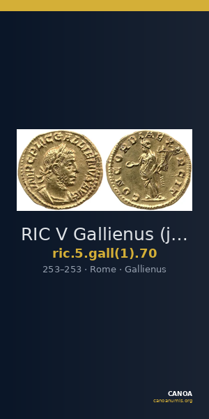RIC V Gallienus (joint reign) 70 — CANOA