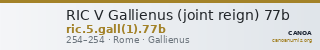 RIC V Gallienus (joint reign) 77b — CANOA