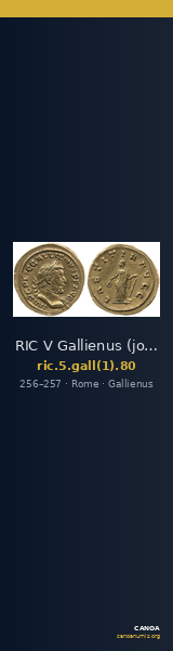 RIC V Gallienus (joint reign) 80 — CANOA