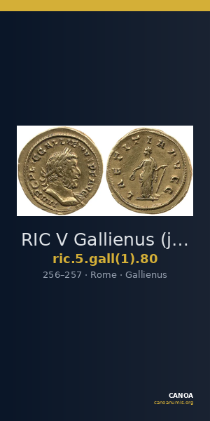 RIC V Gallienus (joint reign) 80 — CANOA
