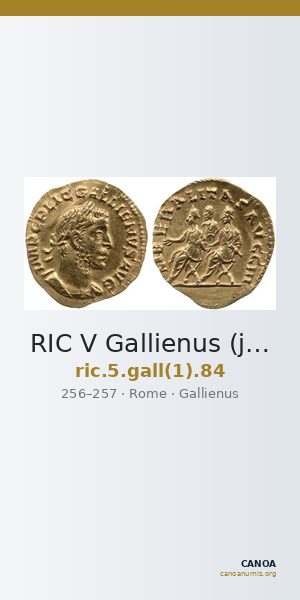 RIC V Gallienus (joint reign) 84 — CANOA