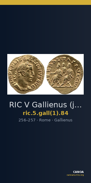 RIC V Gallienus (joint reign) 84 — CANOA