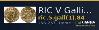 RIC V Gallienus (joint reign) 84 — CANOA