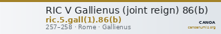 RIC V Gallienus (joint reign) 86(b) — CANOA