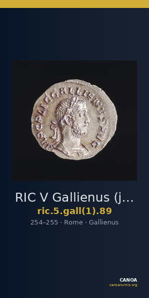 RIC V Gallienus (joint reign) 89 — CANOA